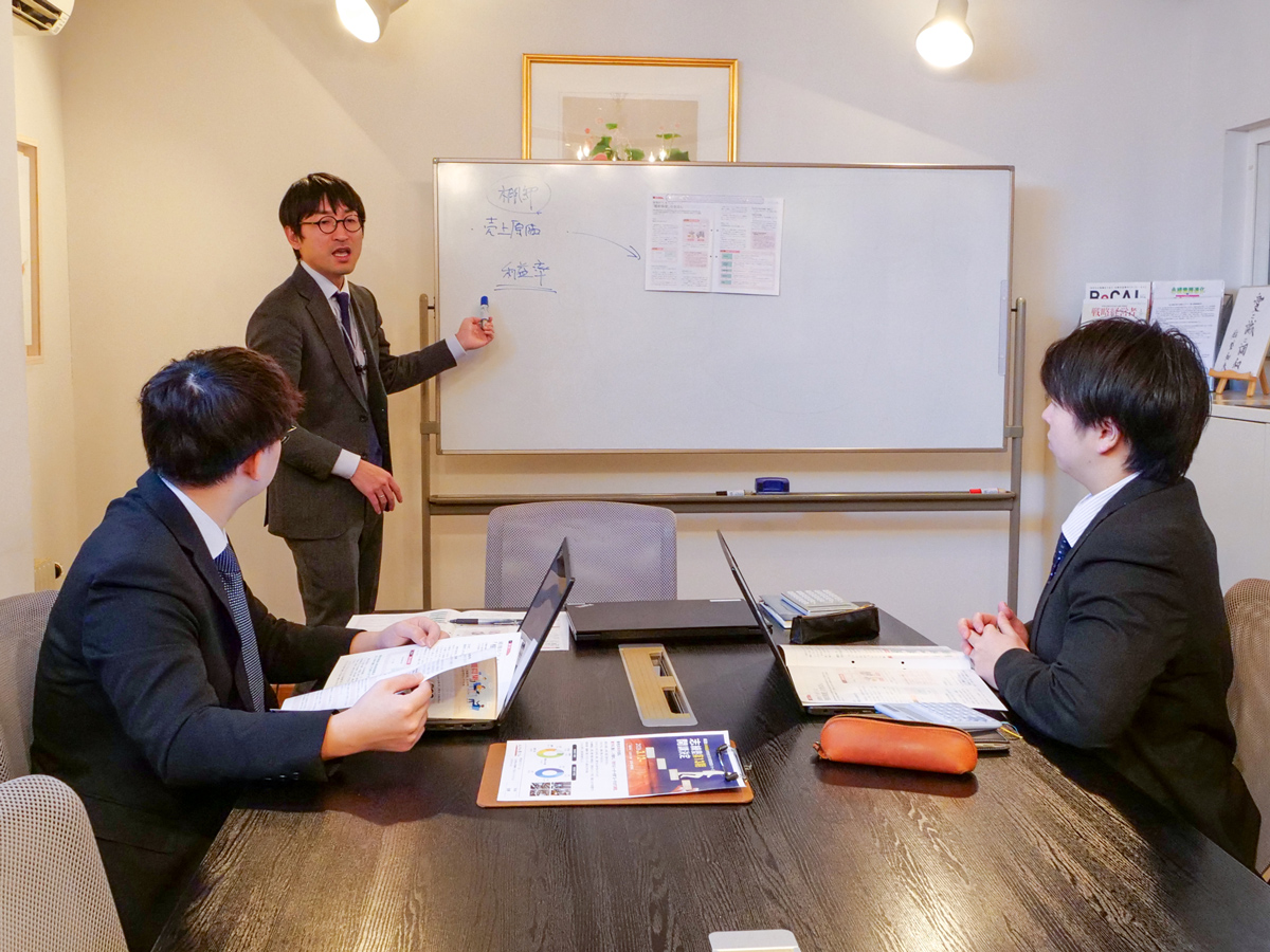 課長による講義